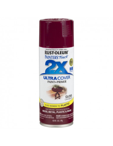 Aérosol primer+paint cranberry brillant 12oz