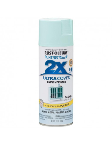 Aérosol primer+paint ocean mist brillant 12oz