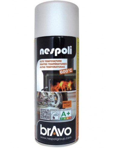 Aérosol spécial hautes températures blanc 400mL