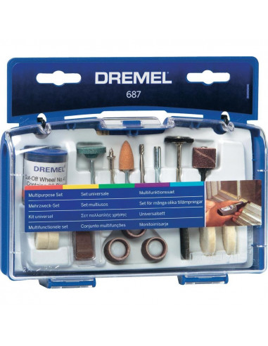 DREMEL Jeu de 52 pièces travaux généraux