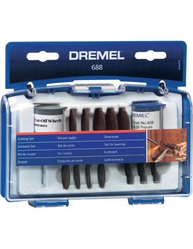 DREMEL Jeu de 69 pièces découpes multiples