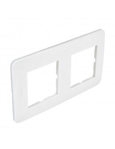 Debflex Casual Plaque double Blanc brillant