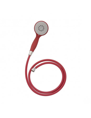 FRANDIS Duo Douchette 1 jet avec flexible de douche 1,50 m Rouge