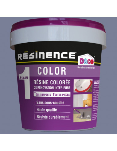 RESINENCE Color Résine colorée rénovation gris lunaire 500ml