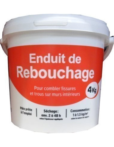 OPTIROC Enduit de rebouchage pâte 4kg