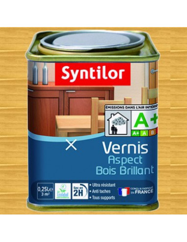 SYNTILOR Vernis abc aqua bllt 0.25L chêne