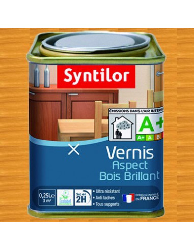 SYNTILOR Vernis abc aqua bllt 0.25l chêne doré