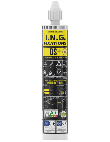 I.N.G. FIXATIONS Resine 300ml ds +cavalier