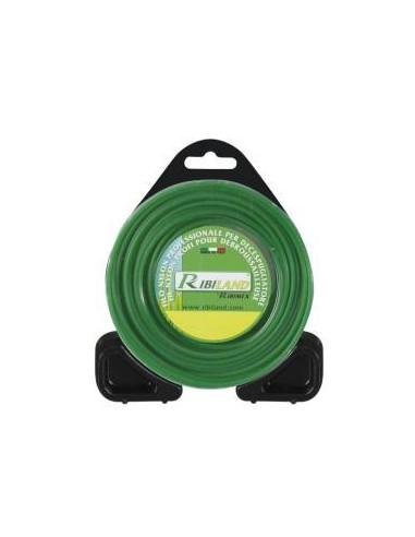 RIBIMEX Fil débroussailleuse rond nylon 15m