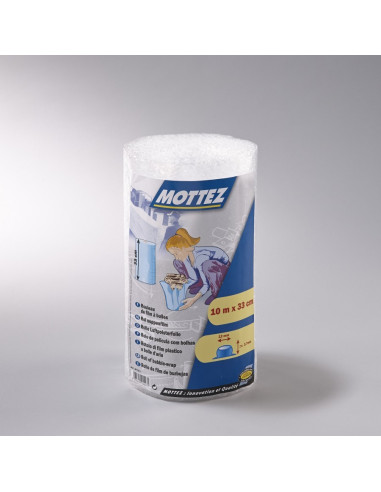 MOTTEZ Rouleau de film bulles 10mx33cm