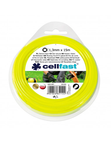 CELLFAST Fil de coupe carre 1.3mm 15m