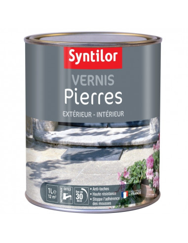 SYNTILOR Vernis pierre aqua 1L incolore