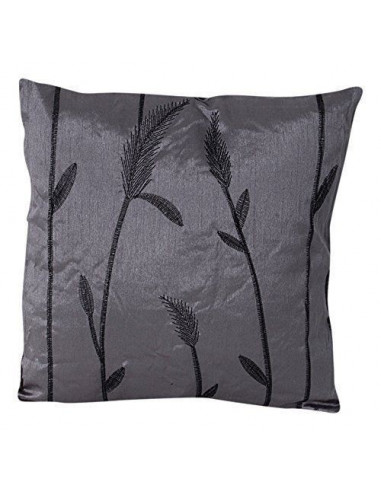 INOVA Jade Coussin Déhoussable Polyester Anthracite 40 x 40 cm Garnissage 300 g