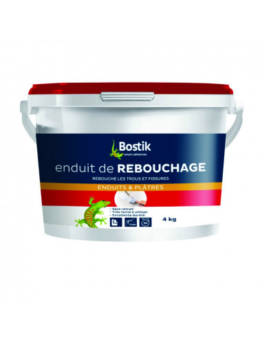 BOSTIK Enduit de rebouchage pâte 4 kg