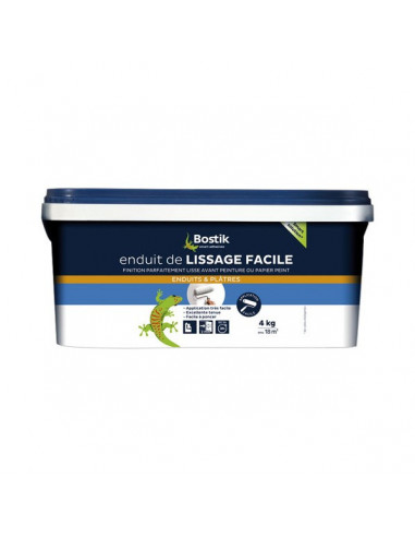 BOSTIK Enduit de lissage facile pâte 4 kg