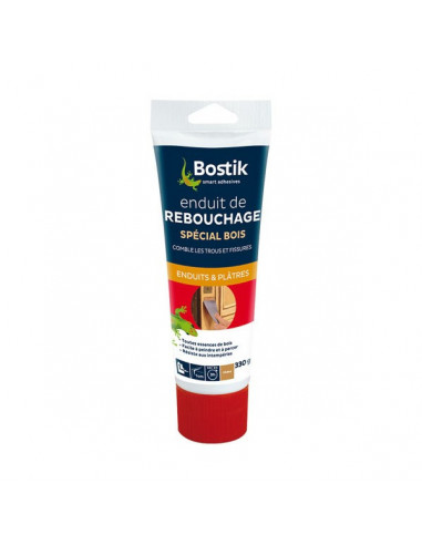 BOSTIK Enduit de rebouchage spécial bois 330 g