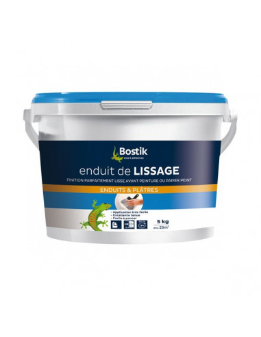 BOSTIK Enduit de lissage pâte 5 kg