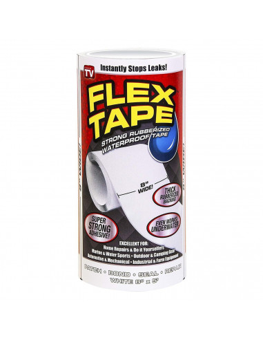 FLEX TAPE Aero flex tape blanc 8 x 5