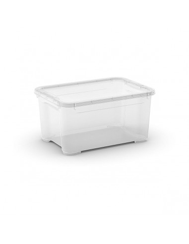 KIS Boîte de rangement plastique T BOX XS Transparent 26,5 x 38 x 19 cm 14L
