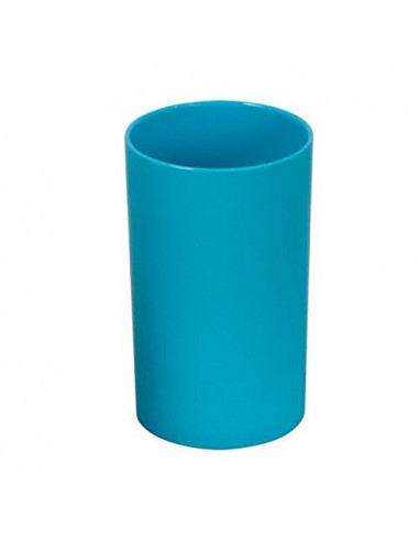 FRANDIS Gobelet rond en plastique Rubber Softy bleu pétrole