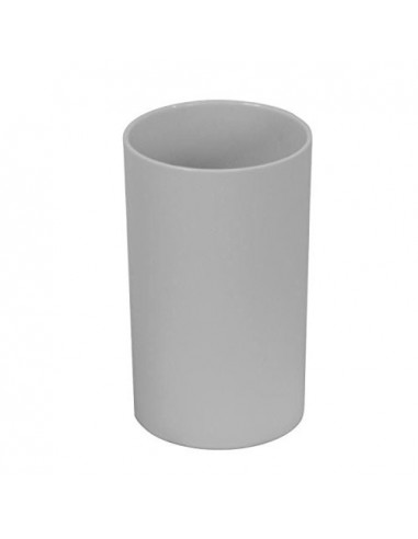 FRANDIS Gobelet rond en plastique Rubber Softy gris