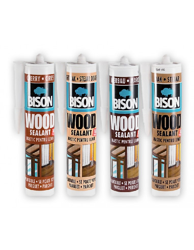 BISON WOOD SEALANT Mastic bois - 300 mL