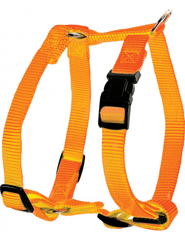 ZOLUX Harnais nylon réglable 10 mm orange