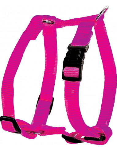 ZOLUX Harnais nylon réglable 10 mm fuschia