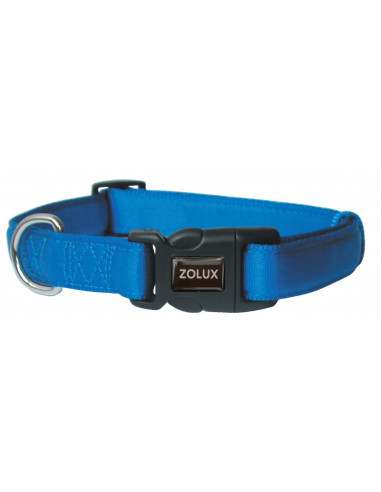 ZOLUX Collier Nylon CUSHION 25 mm bleu