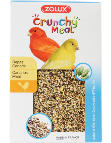 ZOLUX Aliment pour Canari CRUNCHY MEAL 800 g