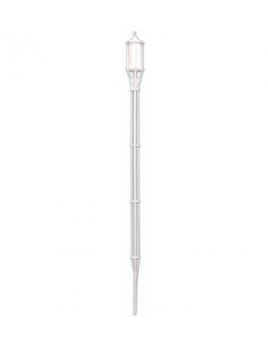 CATRAL Torche en acier couleur blanc 150cm