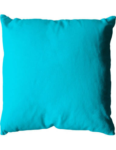 DECOSTAR Coussin déhoussable 40 x 40 cm Turquoise