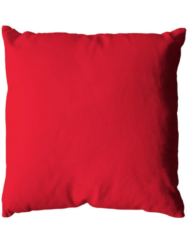 DECOSTAR Coussin déhoussable 40 x 40 cm Rouge