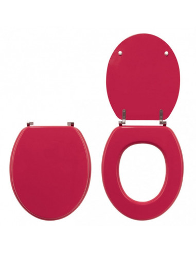 WIRQUIN Abattant WC Colors Trendy Line Bois - Framboise