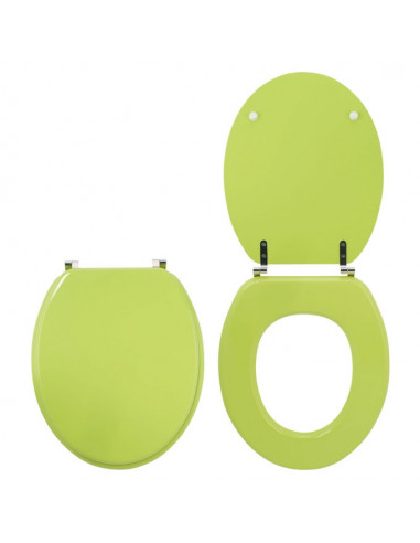 WIRQUIN Abattant WC Colors Trendy Line Bois - Vert Anis