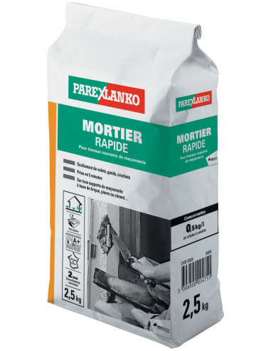 Mortier rapide 2,5kg