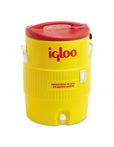 IGLOO Glacière industriel 10 gal 38 L Jaune/Rouge