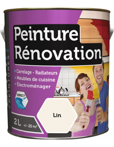 RECA Peinture Rénovation Multi-surfaces BATIR Lin 2L