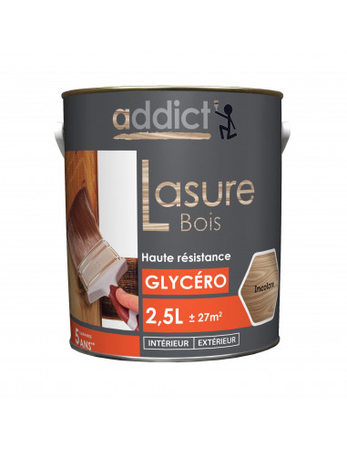 RECA Lasure Glycéro Bois ADDICT Chêne 2,5 L