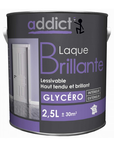 RECA Peinture Glycéro Laque ADDICT Vert Irlandais Brillant 2,5 L