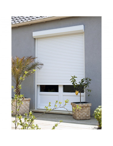 ALU Volet roulant électrique aluminium L.1060 x H.2440 mm