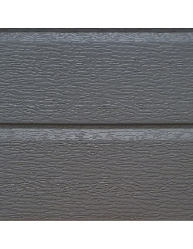 CLIN ALUMINIUM K7S-001 Façade murale 3660 x 380 x 16 mm gris foncé