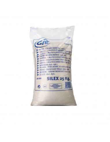 GRE Sable de filtration SILEX 25 kg