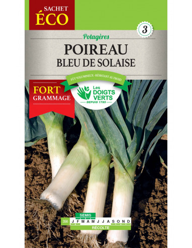 LES DOIGTS VERTS Poireau Bleu de Solaise Eco