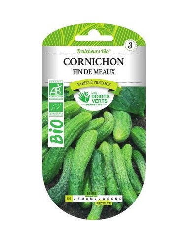 LES DOIGTS VERTS Cornichon Fin de Meaux Bio