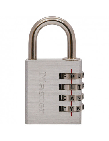 MASTER LOCK Cadenas à code alu alpha