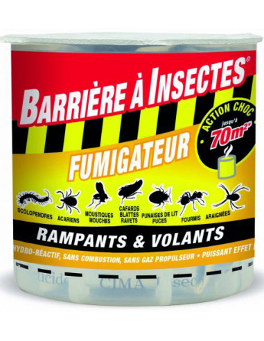 BARRIÈRE À INSECTES® Fumigateur rampants et volants 10 g