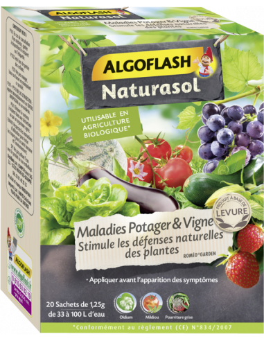 ALGOFLASH NATURASOL Maladies Potager et Vigne 25 g