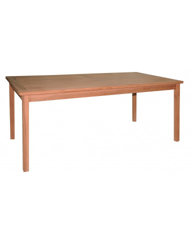 PASCAL JR PILLET Table de jardin rectangle JAVA en teck 180 x 90 x h.75 cm