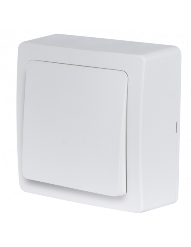 DEBFLEX 746803 Bloc bouton poussoir blanc